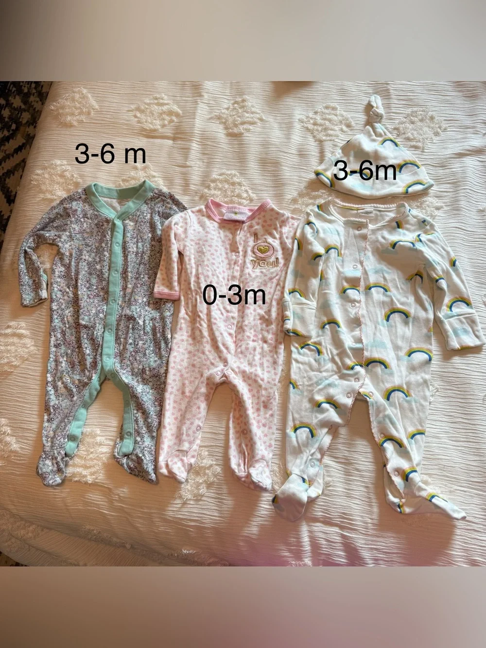 Baby girl 27 items size NB-12 months